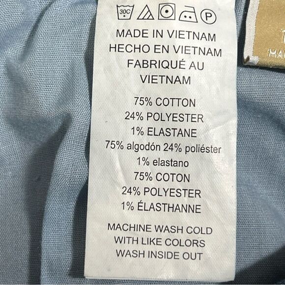 NWT Michael Kors Jeans Women’s Size 14 Selma Bootcut High Rise Gold Buttons - Picture 11 of 13